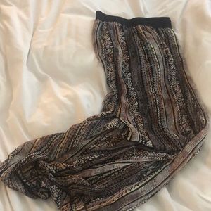 Maxi Skirt with Double Front Slit